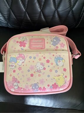 Loungefly Sanrio Hello Kitty and Friends Cherry Blossom Crossbody Bag